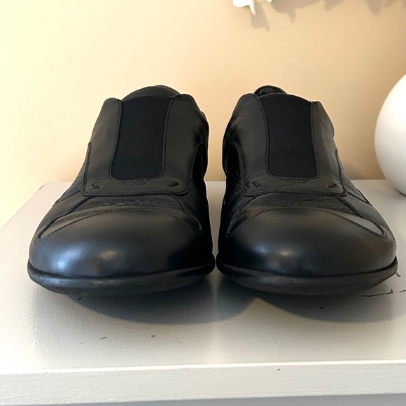 Bruno Magli Men’s Slip on Leather Dress Shoes Black Size 12 - Picture 7 of 17